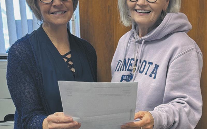Karen Schumacher and Cheryl Gjevre are preparing for what is hoped to be another successful season of giving. Submitted photo