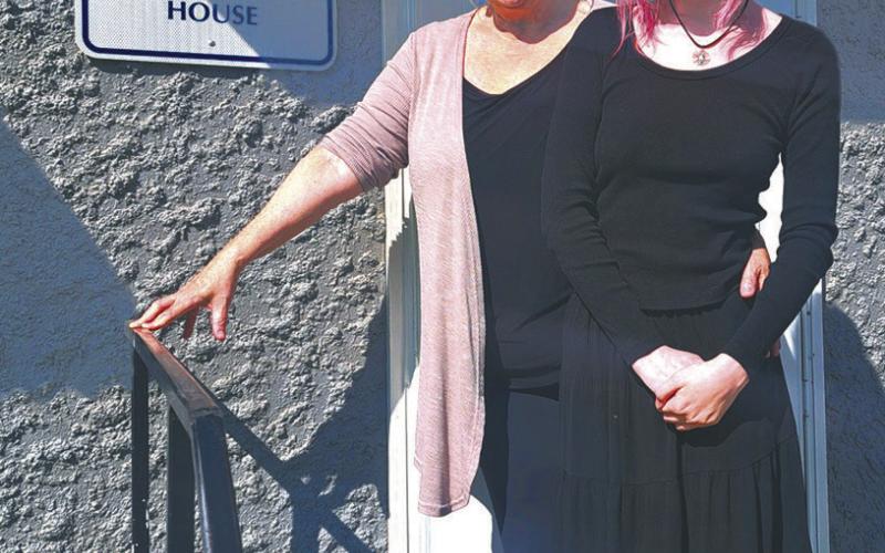 Co-owners of the Airbnb, Paula Schwartz Chalmers left, Adelaine Chalmers right.