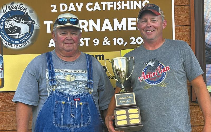 First place winners for the third consecutive year father son duo Dick Dolan, Grafton (left) and Chris Dolan, Crystal Photo by Andrea Johnston