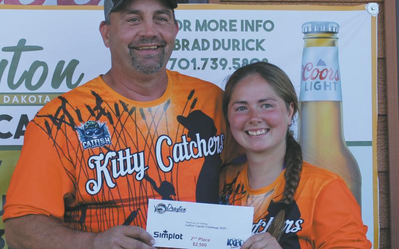 Second place winners August Bach &amp;amp; Brooke Criswell. Photo by Andrea Johnston