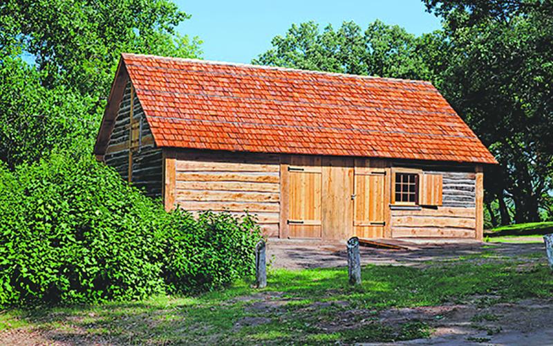The Kittson cabin, dating to 1852, is one of the oldest surviving buildings in North Dakota.