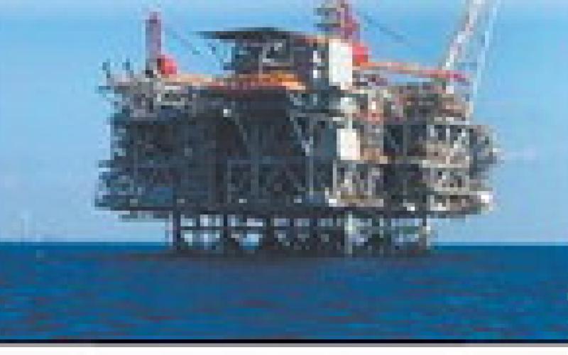 Oil platform in the Mediterranean. Submitted photo.