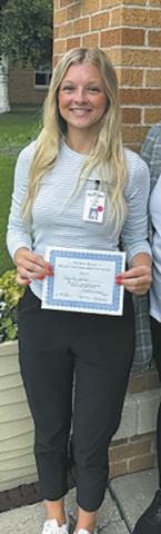 Paige Gunderson, $1000 scholarship recipient. Submitted photo