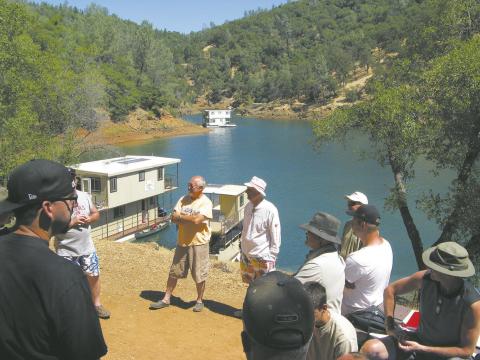 A place if cleansing souls and water baptisms, Englebright Lake is in the Sierra foothills of Northern California. Photo by John Shafer
