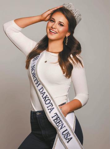 Audrey Emerson, Miss North Dakota's Teen USA. Photo by Brittani Link