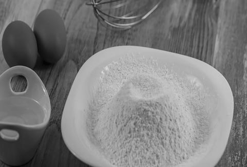 Wash your hands before and after handling raw flour.