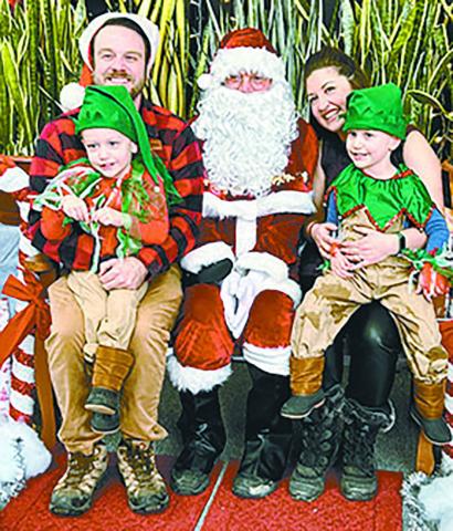 Santa at the International Peace Garden