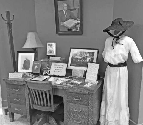 Suffragette display moved to County Courthouse