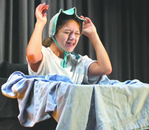 Taylor Hermanson received an Honorable Mention for her acting in the One Act Play Regional Contest last week. Photo by Lyle Van Camp