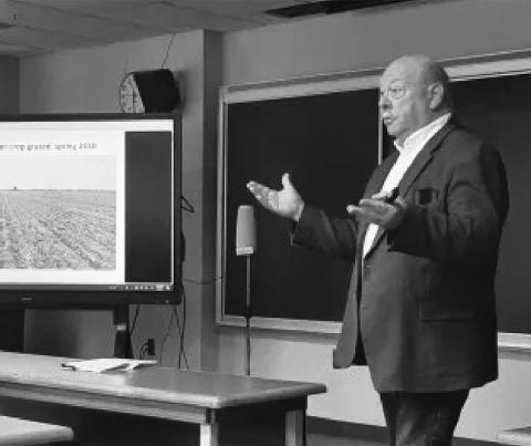 Dave Franzen, former NDSU Extension soil specialist and professor, is sharing over 50 years of soil expertise in his new book. NDSU photo