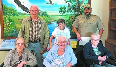Darlene, Gerry, Georgie, Dale, Rose, Mike pose for a photo during their outing at Icelandic State Park. Submitted photo