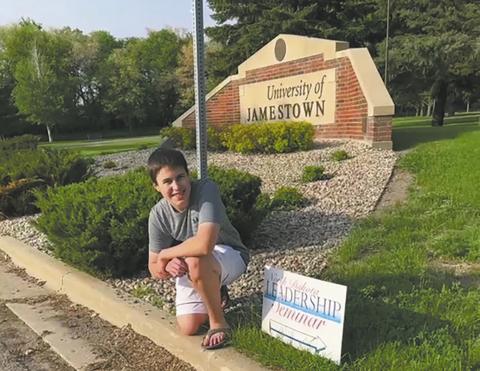 Loki Sylskar was chosen to represent Drayton Public School at the North Dakota Leadership Seminar. Submitted photo