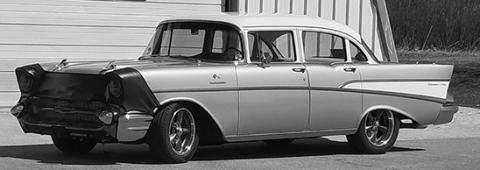 Derall Aipperspach's (Hallock) 1957 Chevy. Photo by Clint Van Camp.