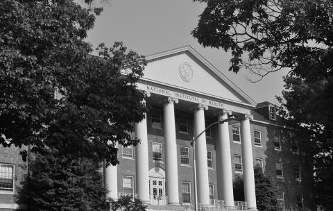 The James H. Shannon Building (Building One), on the National Institutes of Health campus in Bethesda, Maryland. (Photo by Lydia Polimeni,/National Institutes of Health)