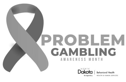 March is Problem Gambling Awareness Month