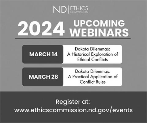 Ethics Commission to host educational webinars