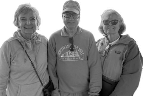 Bill Patrie, with is wife and sister on their Florida vacation. Submitted photo