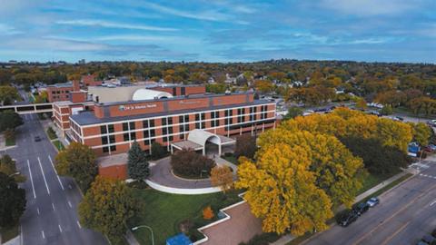 A bird's-eye view of CHI St. Alexius Health Bismarck Medical Center. Submitted photo