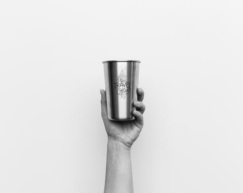 Wash cups and water bottles daily in hot, soapy water or run through the dishwasher to remove germs.