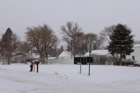 An emply lot on the northeast side of Drayton. The CHDO hopes to provide more housing for rural communities in Region 4. Photo by Lyle Van Camp.