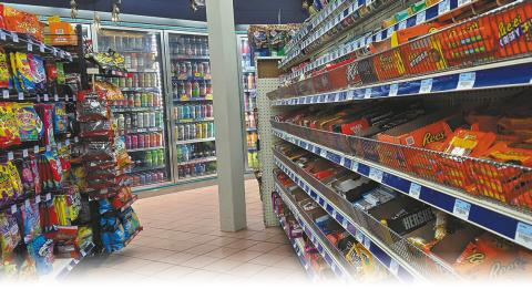Candy and sugary drinks are displayed at a gas station in Bismarck on Oct. 14, 2025. Photo by Michael Achterling/North Dakota Monitor