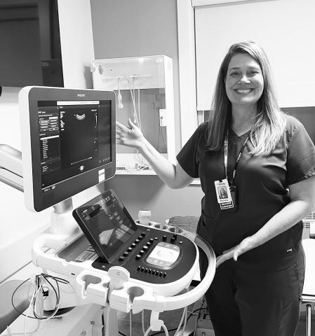 UMC ultrasound tech, Pam Nelson. Submitted photo