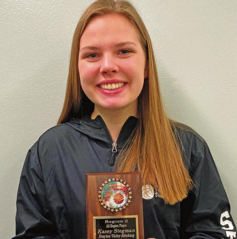 Stegman named to All Region team