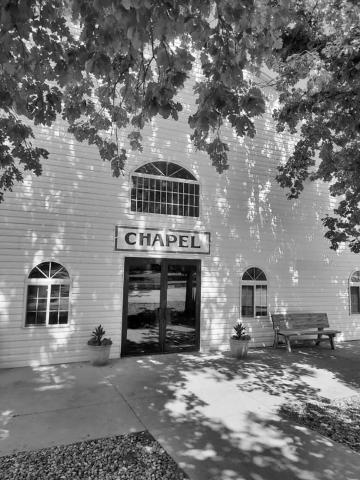 The chapel at Lakewood Park Bible Camp. Photo by Clint Van Camp.