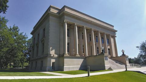 The Liberty Memorial Building on the capitol grounds in Bismarck has housed the State Library in two separate periods of its existence. First, from 1924-1970, and then from 1982 onward after the building underwent renovations. Photo provided.