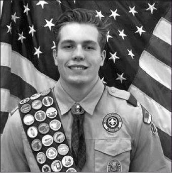 Jacob Brosius of Troop 214, son of Allen and Heidi Brosius, grandson of Margret and the late Frank Staskivige, Lawrence and the late Elaine Brosius, earned the rank of Eagle Scout on May 9th, 2019. A ceremony in his honor was held on November 2nd, 2019 at the Jon L Wanzek Scout Center, Fargo ND. Photo submitted by Brosius Family