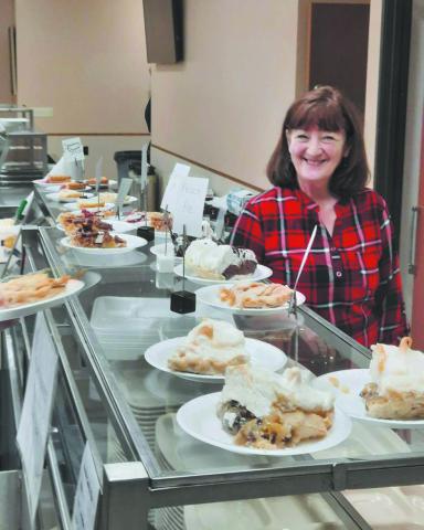 Crowd pleasing pies hand made by Bev Aufenkamp. Photo by Clint Van Camp.