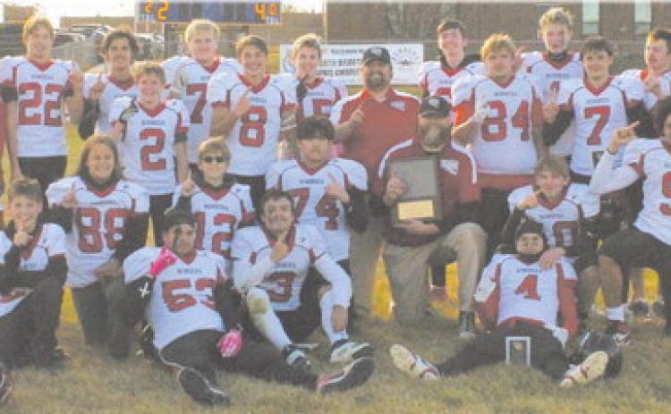 North Dakota 6-Man Football State Champions, the Drayton Bombers. Photo by Jamie Rarick.