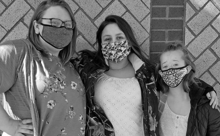 Pictured: From left to right Emma Barta, Jayden Sherrill, Siobhan Kissee. Photo submitted by Jamie Rarick
