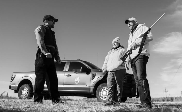 North Dakota’s game wardens serve as the front line of conservation law enforcement. Photo courtesy of North Dakota Game and Fish