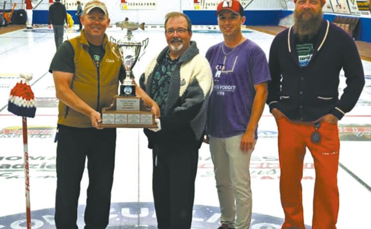 1st event champs (L-R) Chris Dolan, Ross Harvey, Austin Harvey, Brian Unbehaun