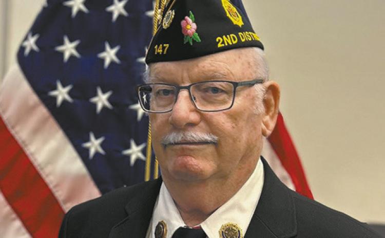 District Commander Duane Kram of Park River Post 147