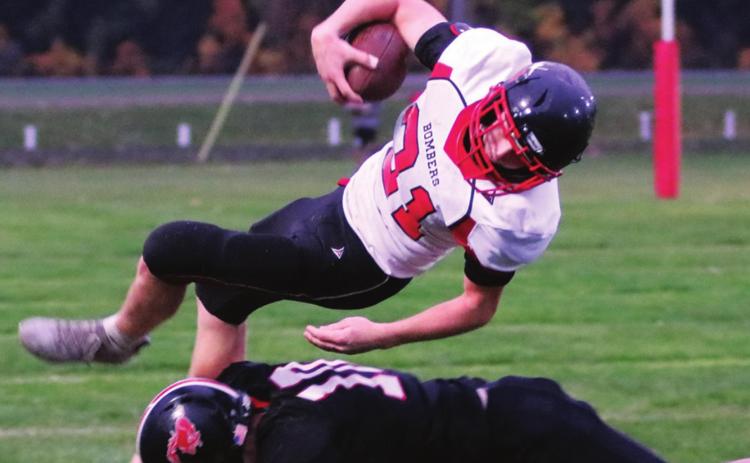 Mustangs trample Bombers in last season game last Friday night