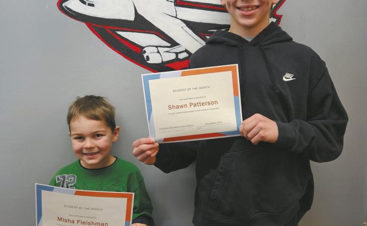 November Students of the Month at DPS