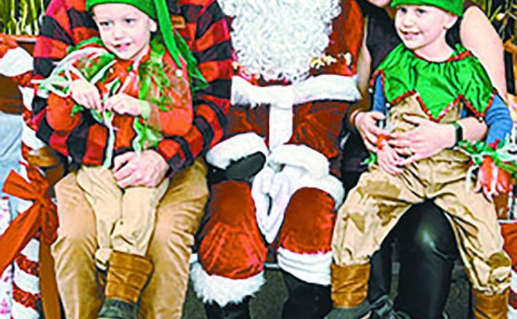 Santa at the International Peace Garden