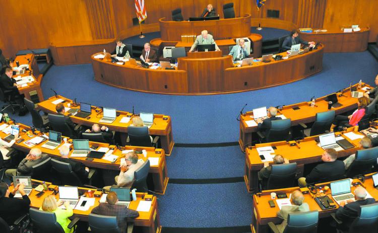 Members of the North Dakota House of Representatives participate in a special session of the Legislature on Sept. 4, 2026. Photo by Michael Achterling/North Dakota Monitor