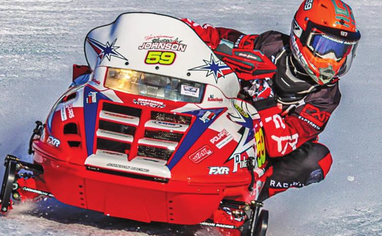 Pictured above Hunter Johnson races at Eagle River bringing home the four World Championship for Johnson Racing. Photo submitted by Johnson Racing copy.