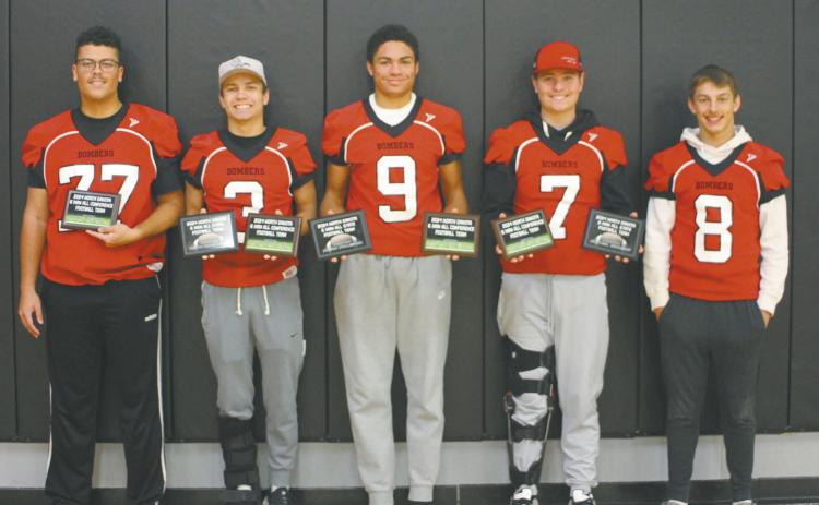 Congratulations to the Drayton Bomber Football players named to the All-Conference and All-State Teams