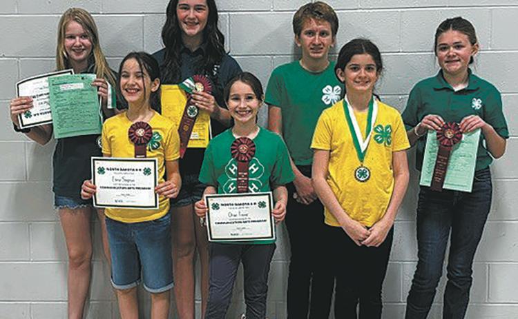 Front Row, L to R: Elena S., Olive T., Olivia O. Back Row, L to R: Stella N., Naomi S., Gary O., Mallory L. Submitted photo