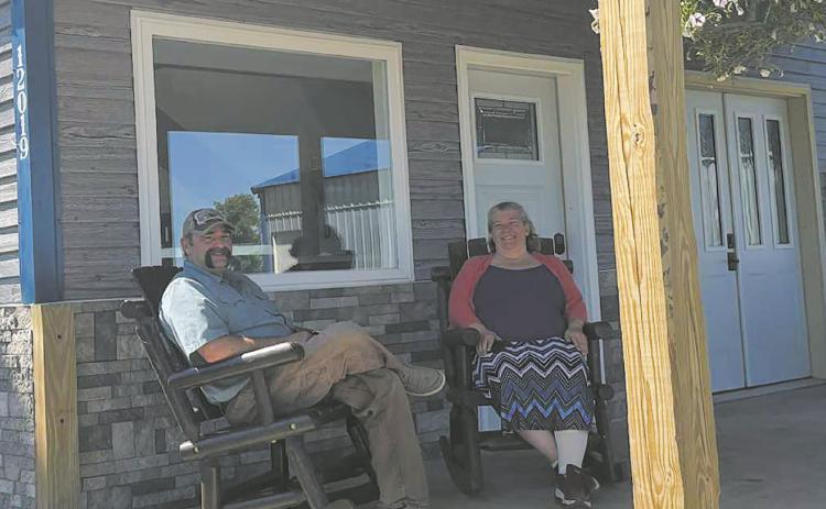 Travis and Autumn Bennett, owners of Smoke Wagon Meats in Walhalla, are pictured outside their business. The former educators opened the shop in 2024, bringing decades of butchering experience to serve customers across the region. Submitted photo.