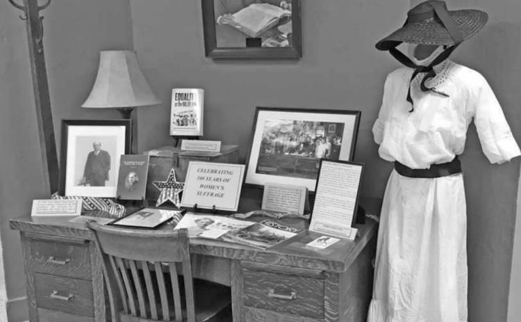 Suffragette display moved to County Courthouse