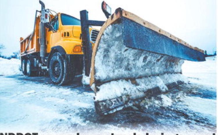 NDDOT snowplows struck during recent snow event