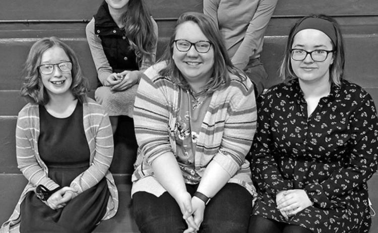 Pictured: (Front Row) Siobhan Kissee, Emma Berta, Jordie Praska (Back Row) Stephanie Kissee, Alyssa Hoyles Photo by Jamie Rarick