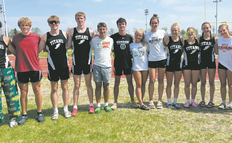 Left to Right: Mason Pollestad, Sam Kittleson, Carter Oberg, Jack Langerud, Carter Johnson, Brady Reilly, Reese Fering, Elizabeth Fedje, Alyssa Hoyles, Greta Burrell, Jocelyn Vold, Violet Hoyles, Rosalyn Fedje. Not pictured Milla Fagerholt. Submitted photo