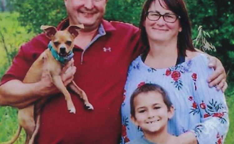 Pictured left: Harley, Nathan, Sheri, and Gunnar Kuznia. Sheri is the new Drayton City Auditor. Photo submitted by Sheri Kuznia