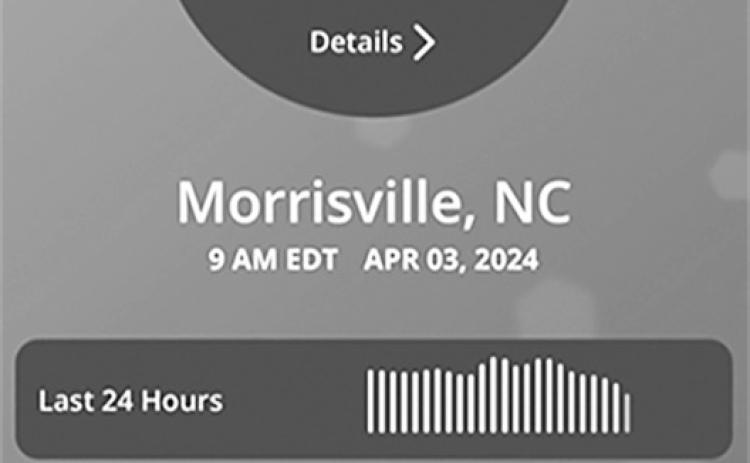 The AirNow mobile app is real time data on air condition.